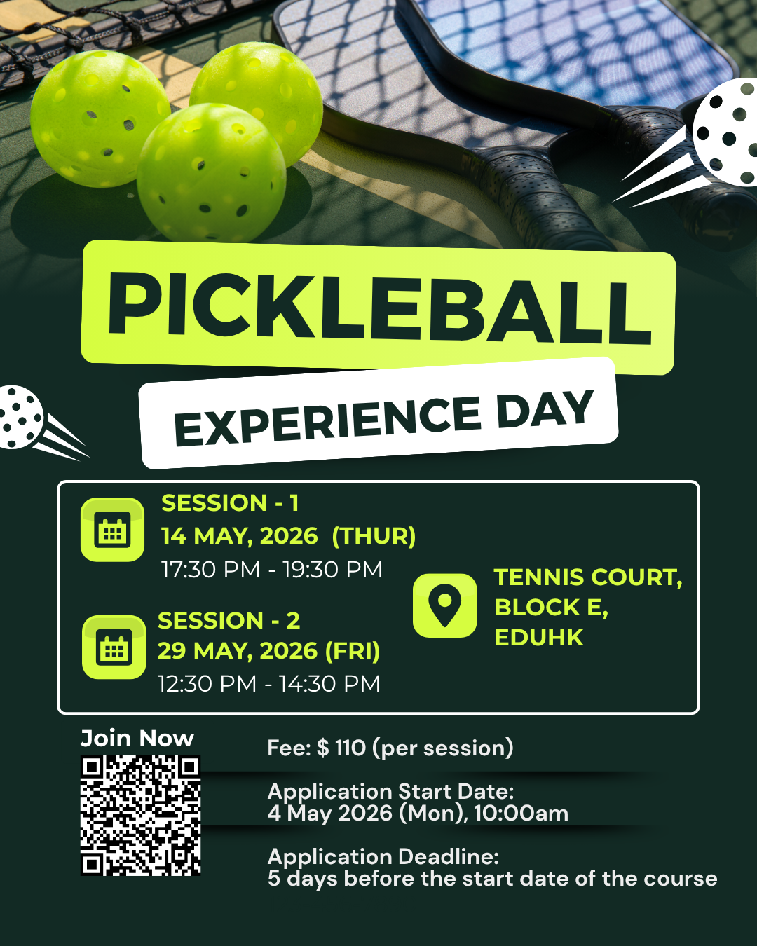 Self Photos / Files - Pickleball Experience Day May 2026